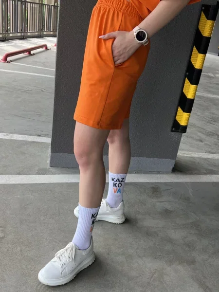 Шорти KAZKOVA помаранчевий