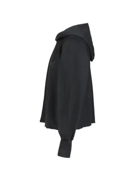 Hanorac cu glugă Maison Margiela cu autograf negru
