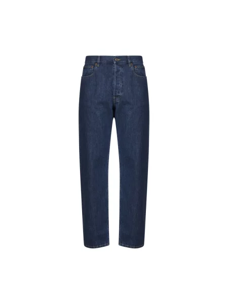 Jeansy straight leg Valentino niebieskie