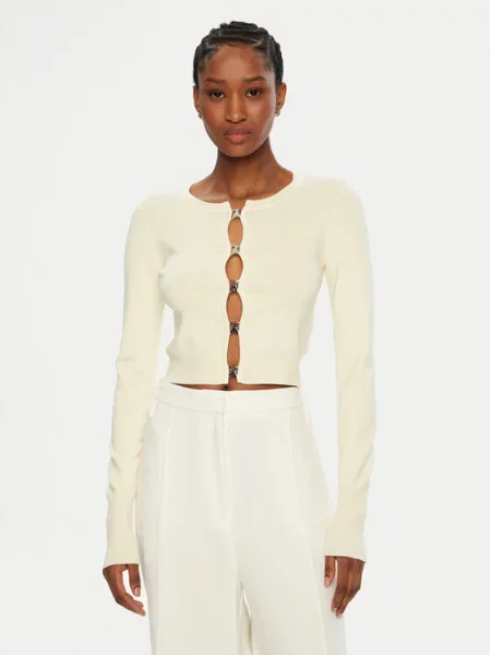 Pletena jopica Patrizia Pepe bež