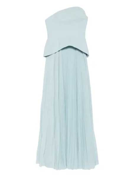 Rochie Solace London plisată de costum albastru
