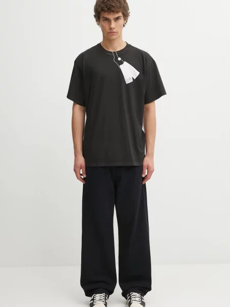 Футболка Mm6 Maison Margiela с принтом белая