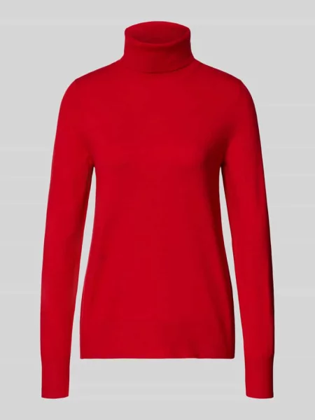 Golf o kroju regular fit z mieszanki S.oliver Red Label czerwony
