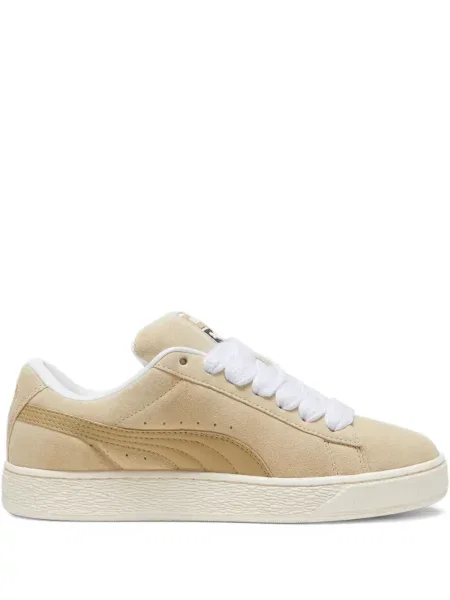 Sneakerși Puma Suede din piele de căprioară bej