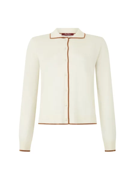 Kardigan Max Mara Studio wełniany biały