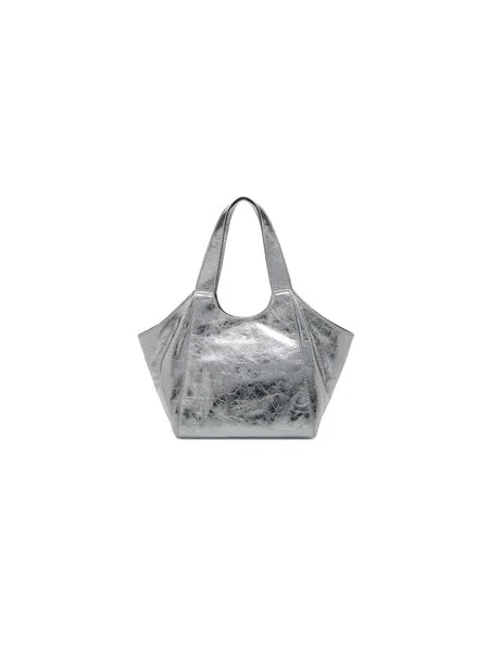 PINKO Kabelka Tote Mini Bag AI PLTT strieborná