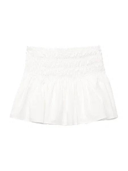 Pull&Bear Fustă PACIFIC' alb