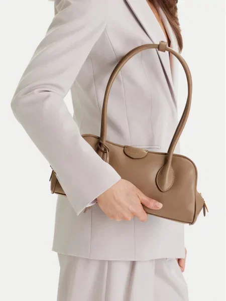 Calvin Klein Torba za na rame moka smeđa bež