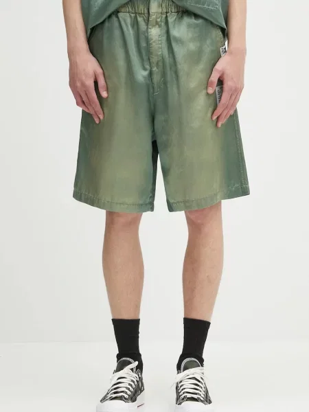 Maison MIHARA YASUHIRO pantaloni scurți Aged Satin Shorts