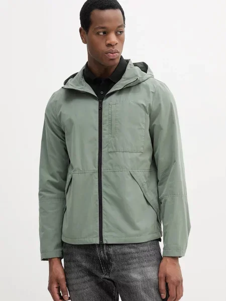 Bunda United Colors of Benetton přechodná zelená