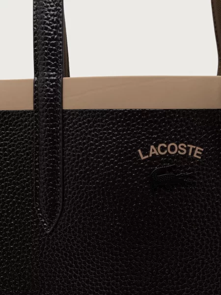 Кожаная сумка Lacoste двусторонняя