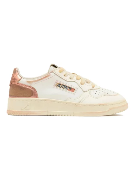 AUTRY Medalist sneakersy zamszowe beżowe
