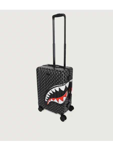 Sprayground Valiză Sharks In Paris WTF Bubbly | 45 x 33 x 21 cm negru