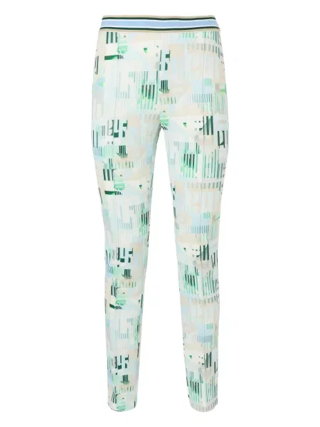 Marc Cain Leggings / albastru pastel / verde bej