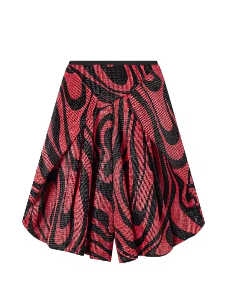 Pantaloni Pucci cu imagine roșu