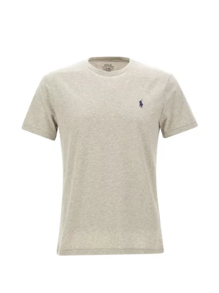 Tricou polo Polo Ralph Lauren cu broderie gri