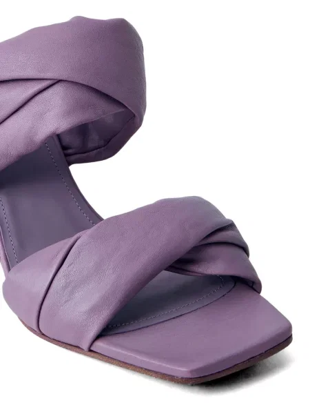 Sandale Rick Owens cu pană drapate violet