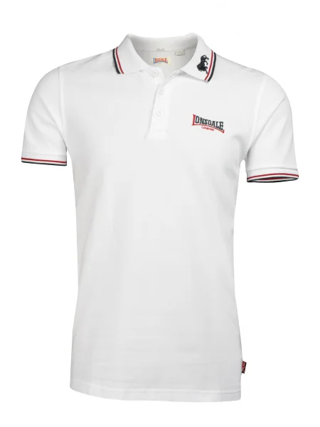 LONSDALE Póló kék / piros fehér