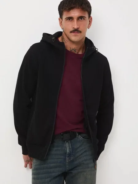 Dukserica Medicine s kapuljačom bez uzorka crna