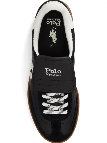 Замшевые кроссовки Polo Ralph Lauren