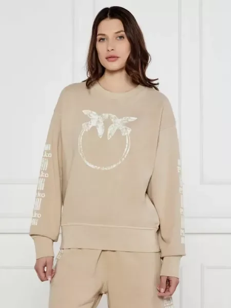 Pinko Hanorac MINDELO | Relaxed fit bej