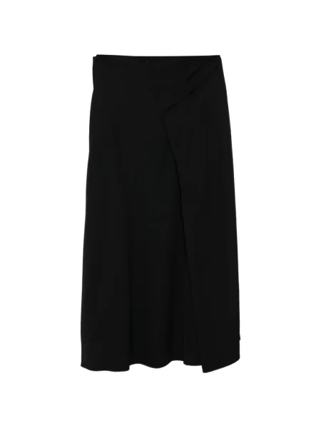 Fustă midi Yohji Yamamoto negru