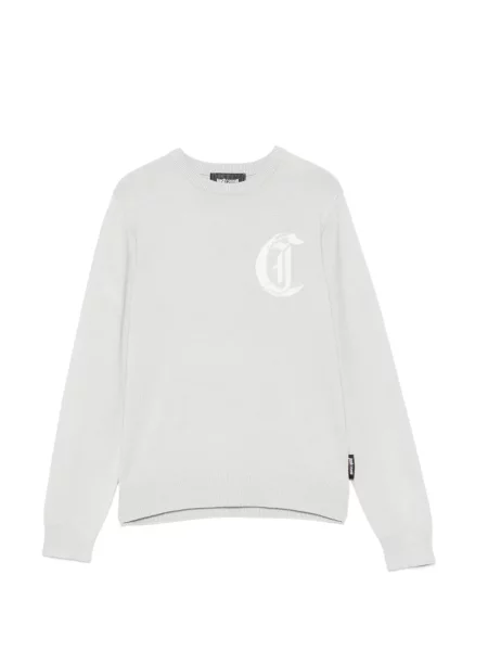 Sweter dziecięcy Roberto Cavalli szary