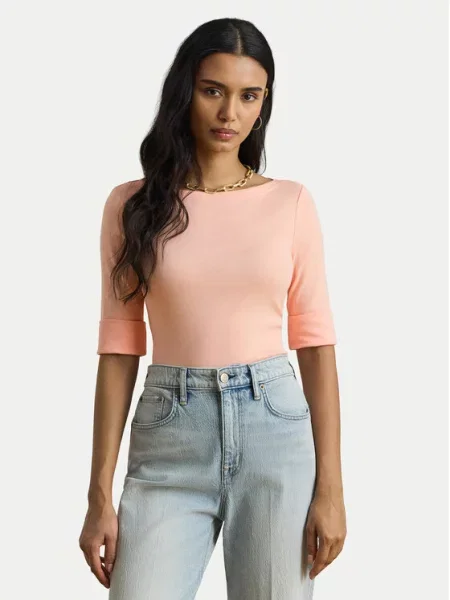 LAUREN RALPH LAUREN Блузка Світло-помаранчевий помаранчева