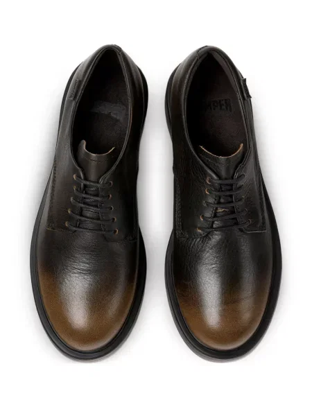 Pantofi derby Camper cu șireturi din piele negru