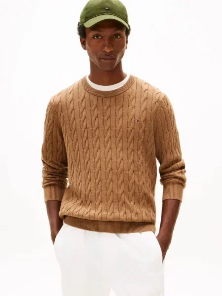 Tommy Hilfiger Pulover maro