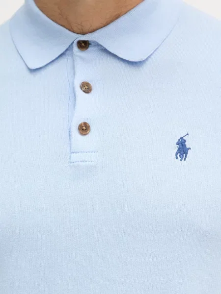 Polo Ralph Lauren пуловер с къси ръкави мъжки от синьо