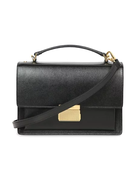 Torebka skórzana Golden Goose skórzana czarna