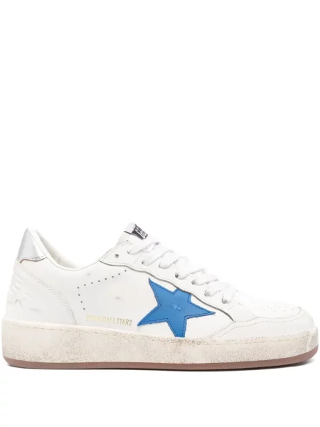 Sneakerși Golden Goose Ball Star din piele alb