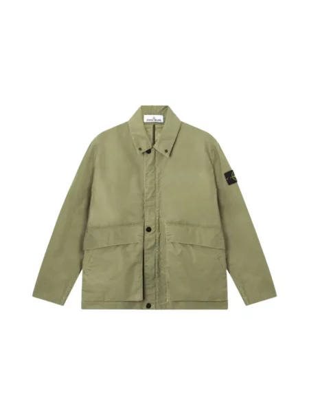 Lekka kurtka Stone Island z kamieniami zielona