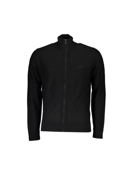 Sweter Hugo Boss wełniany czarny