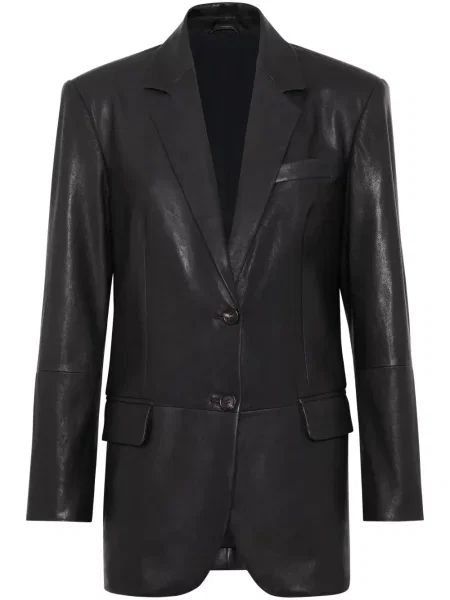 Geanta de piele Brunello Cucinelli negru