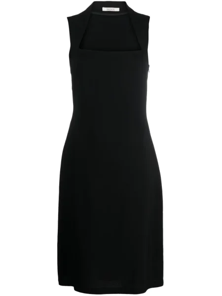 Odgovarati haljina bez rukava Gauchere bez rukava crna