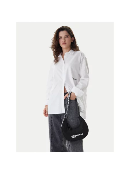 Kabelka Karl Lagerfeld Jeans bílá