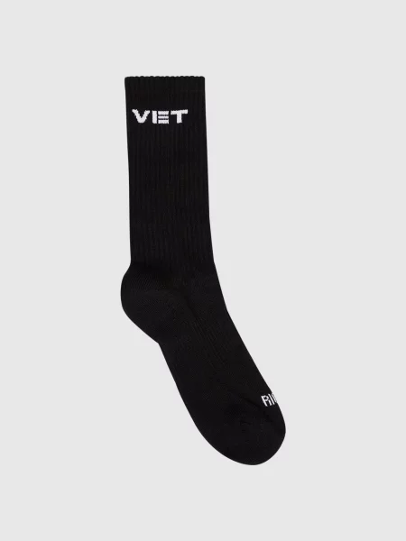 Шкарпетки з логотипом Vetements чорні