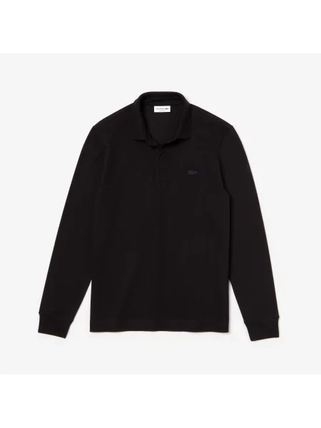 Поло Lacoste черное