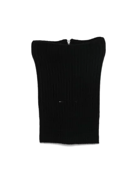 Dzianinowy top Mm6 Maison Margiela czarny