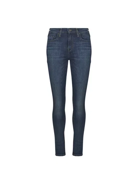 Skinny fit džínsy Levi's 721 s vysokým pásom modrá
