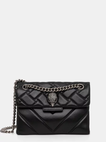 Kurt Geiger De piele geantă poștaș MINI KENSINGTON negru