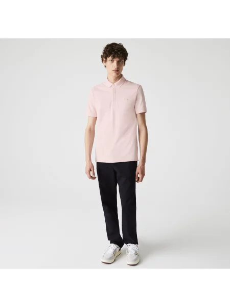 Поло Lacoste розовое