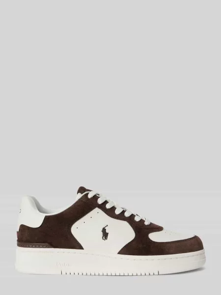 Sneakersy Low ze skóry bydlęcej z napisem z logo Polo Ralph Lauren