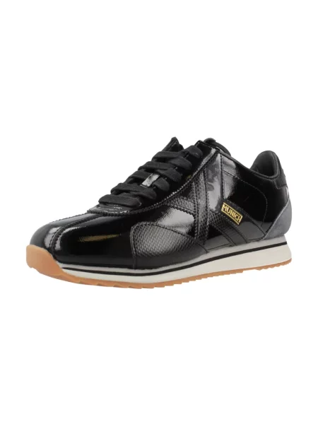 Sneakersy Munich zamszowe czarne
