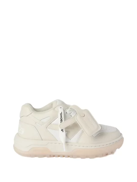 Sneakerși Off-white chunky business alb