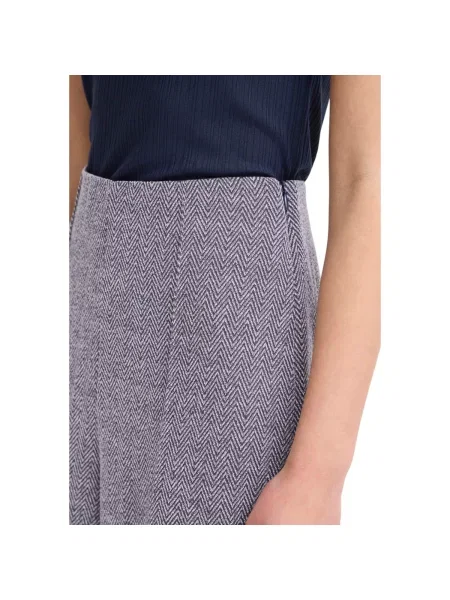 Jacquard hlače Ichi plava