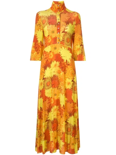 Fustă Ellery cu model floral cu imagine galben