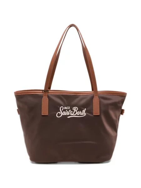 Shopper torbica Mc2 Saint Barth s autogramom smeđa